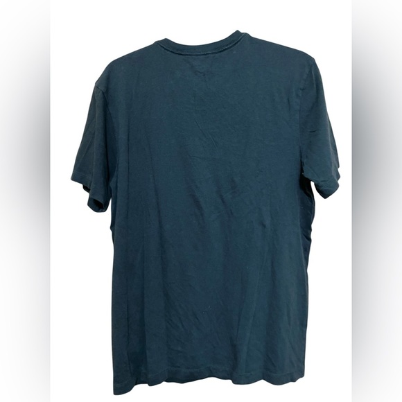 J. Crew Mercantile Broken-in Short Sleeve Dark Green V-Neck T-Shirt Size Medium. - Picture 2 of 10